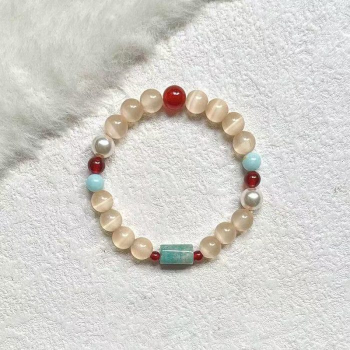 New Chinese style-Red agate-Cat eye Bracelet